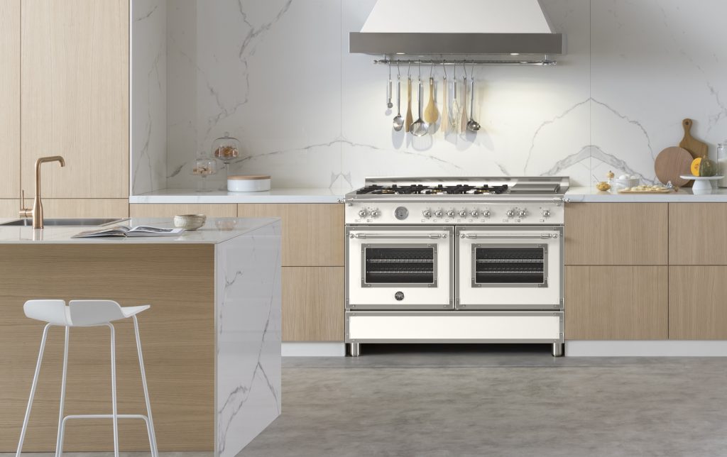 Bertazzoni Heritage Series with the enamel-inspired ivory finish for 2026