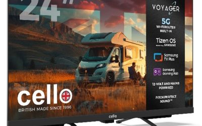 British innovation on the move: Cello launches world’s first 12V Smart TV with built-in 5G router