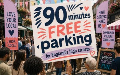Campaign calls for 90 minutes’ free parking on England’s high streets