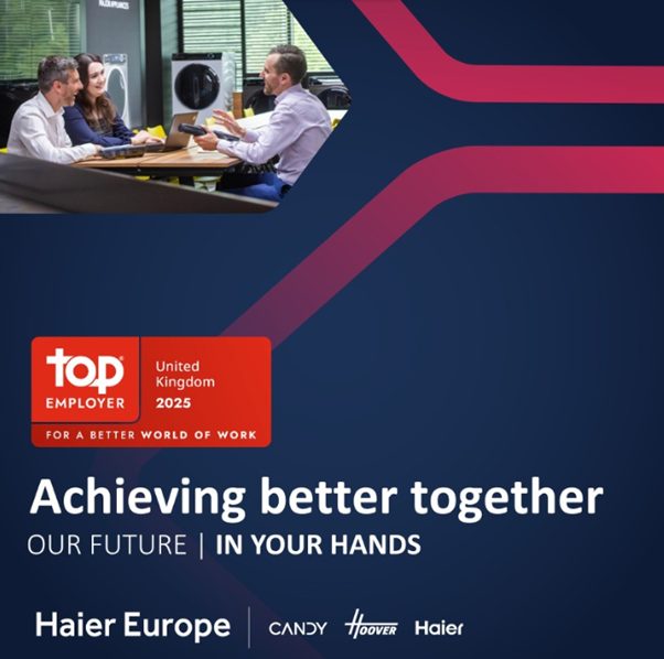 HAIER Europe receives Top Employer Award