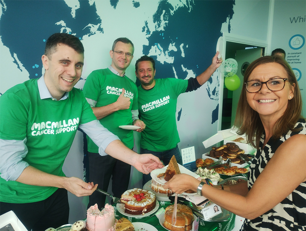 Hotpoint staff raise more than £2,000 for Macmillan Cancer Support