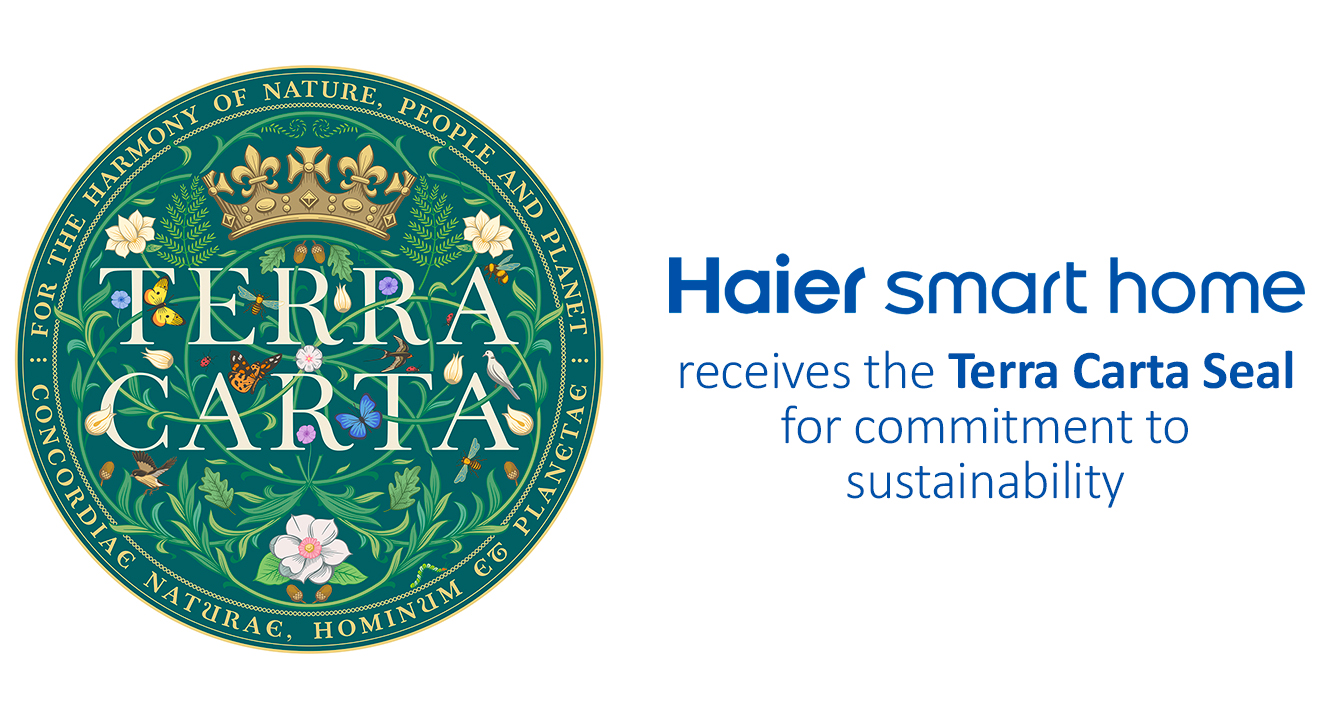 Haier Smart Home awarded Sustainable Markets Initiative 2023 Terra Carta Seal