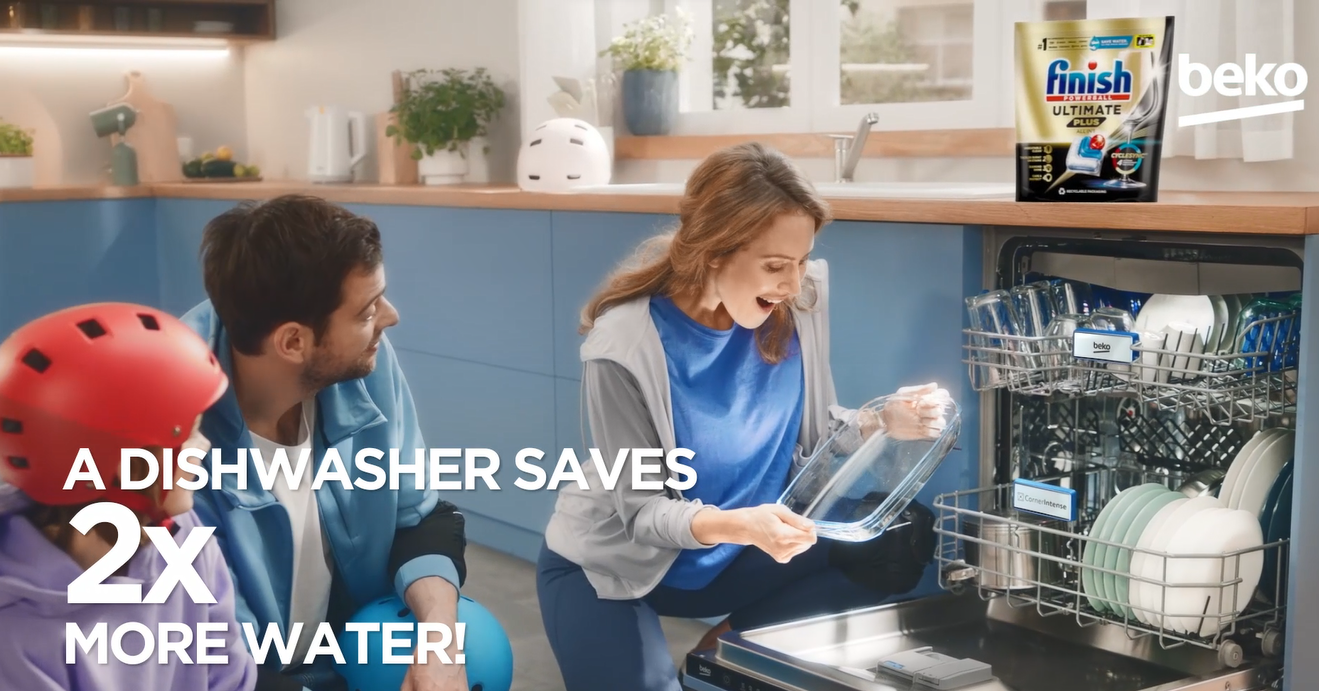 Beko partners with Finish for its biggest dishwasher campaign todate